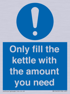 Only fill the kettle with the amount you need